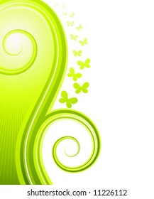 Abstract swirls. Beautiful vector illustration.