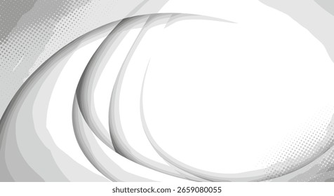 Abstractas remolinos de luz y sombra que crean una experiencia visual dinámica de movimiento y profundidad