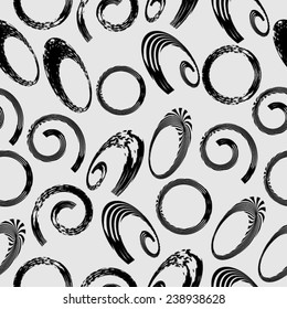 Abstract Swirls. Seamless Pattern.  