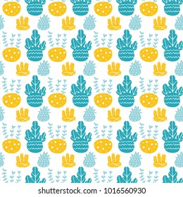 abstract swirls seamless pattern background with hand drawn curl elements in blue