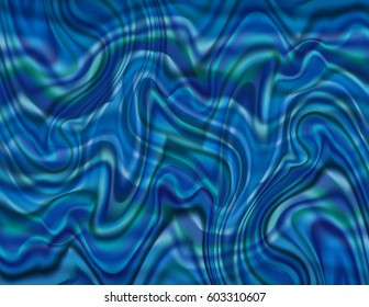 Abstract swirly gradient background design with ocean colors of blue, aquamarine and teal. Vector EPS-10 file, transparency used. 