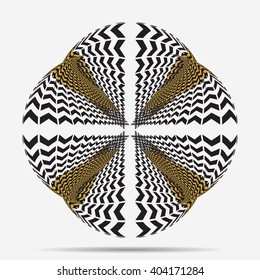 Abstract swirly illustration vector design.