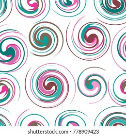 Abstract swirly  seamless pattern background
