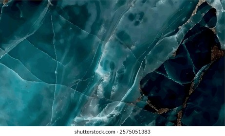 Abstract swirly texture. Fantasy fractal background. 3D rendering. Shellfish, stone, pearl. Ice and sea, ocean. Blue, white and black