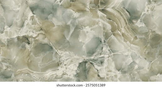 Abstract swirly texture. Fantasy fractal background. 3D rendering. Shellfish, stone, pearl. White, grey and green