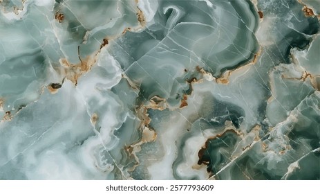 Abstract swirly texture. Fantasy fractal background. 3D rendering. Shellfish, stone, pearl. Brown, beige, grey, green and white