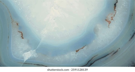 Abstract swirly texture. Fantasy fractal background. 3D rendering. Shellfish, stone, pearl. Beige, brown, white, blue