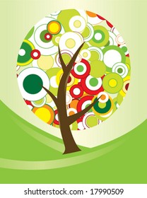 Abstract Swirly Tree