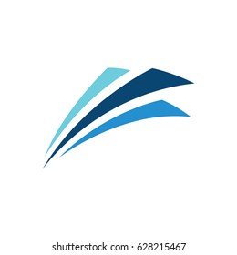 Abstract Swoosh Logo