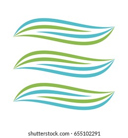 Abstract swoosh logo