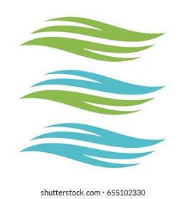 Abstract swoosh logo