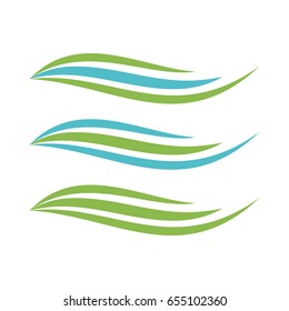 Abstract swoosh logo