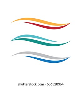 Abstract Swoosh Logo