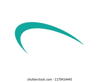 Abstract Swoosh Logo Design Template