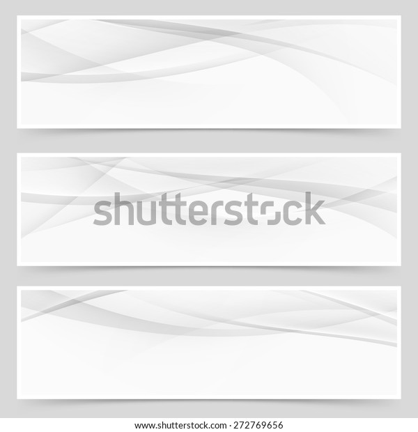 Abstract swoosh\
modern wave layout card set web header footer design or flyer\
collection. Vector\
illustration