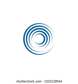 
Abstract Swoosh Spinning Whirl Logo Template