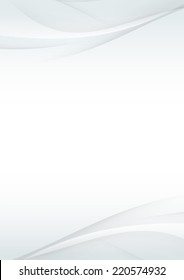 Abstract swoosh wave folder mock-up. Vector illustration