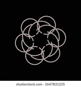 abstract symbol circle illustration design