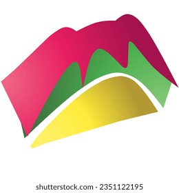 Abstract symbol colourful vector art