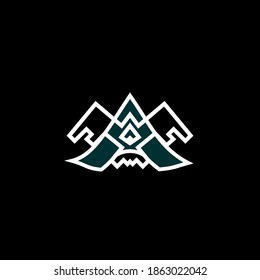 abstract symbol with the concept of the letter a
