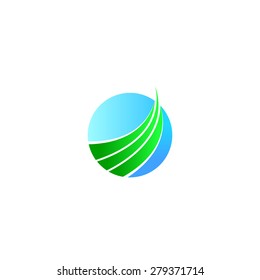 Abstract symbol of earth, planet 