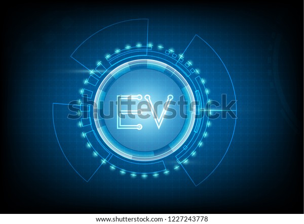 abstract symbol\
electric vehicles cars\
technology
