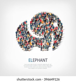 abstract symbol elephant
