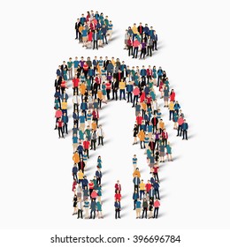 abstract  symbol   family people