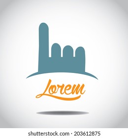 Abstract Symbol Icon. EPS 10 vector, grouped for easy editing. No open shapes or paths.