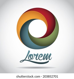 Abstract Symbol Icon. EPS 10 vector, grouped for easy editing. No open shapes or paths.