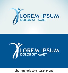Abstract symbol icon template