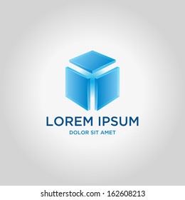 Abstract symbol icon template