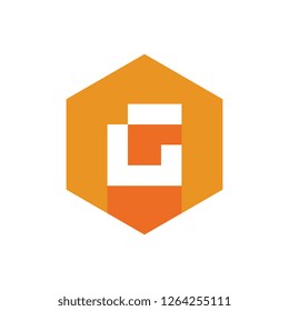 Abstract Symbol of Letter G, Alphabet Logotype Logo Icon