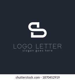 símbolo abstracto de la letra s. diseño de logotipo de plantilla. eps10 vectoriales
