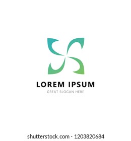 abstract symbol logo design template