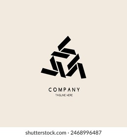 Abstract symbol of logo, geometric shape logotype for medical pharmacy.vector line and shape illustration.