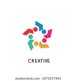 Abstract symbol of logo, geometric shape logotype for company, business, networking,web, medical pharmacy.vector line and shape icon illustration.