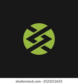 Abstract symbol logo s letter dynamic