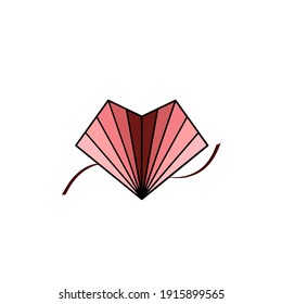 Abstract symbol of love with some gradient vector illustration 