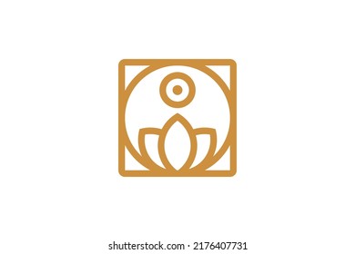 Abstract Symbol Monoline Logo Vector