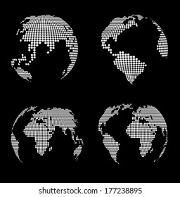 abstract symbol of the planet