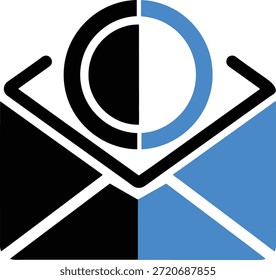 Abstraktes Symbol für Kommunikation und Informationsaustausch