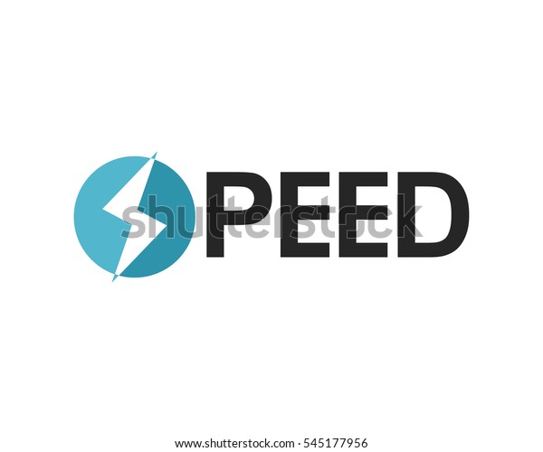 Abstract symbol of speed logo\
design
