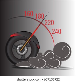 abstract symbol of speed logo design.vector icon
