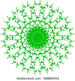 Abstract symbol tattoo mandala logo icon