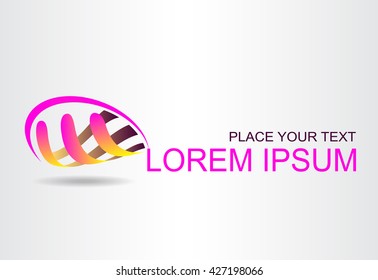 Abstract symbol. Template for logo.