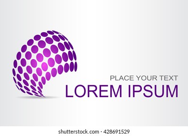 Abstract symbol. Template for logo.
