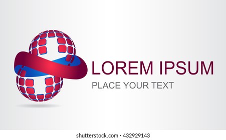 Abstract symbol. Template for logo.