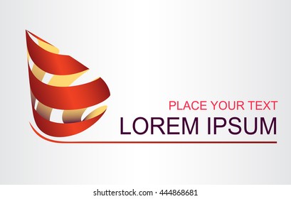 Abstract symbol. Template for logo.