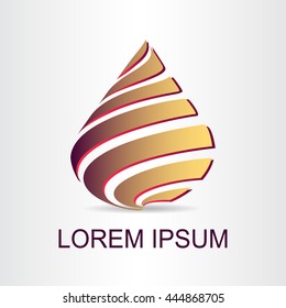 Abstract symbol. Template for logo.